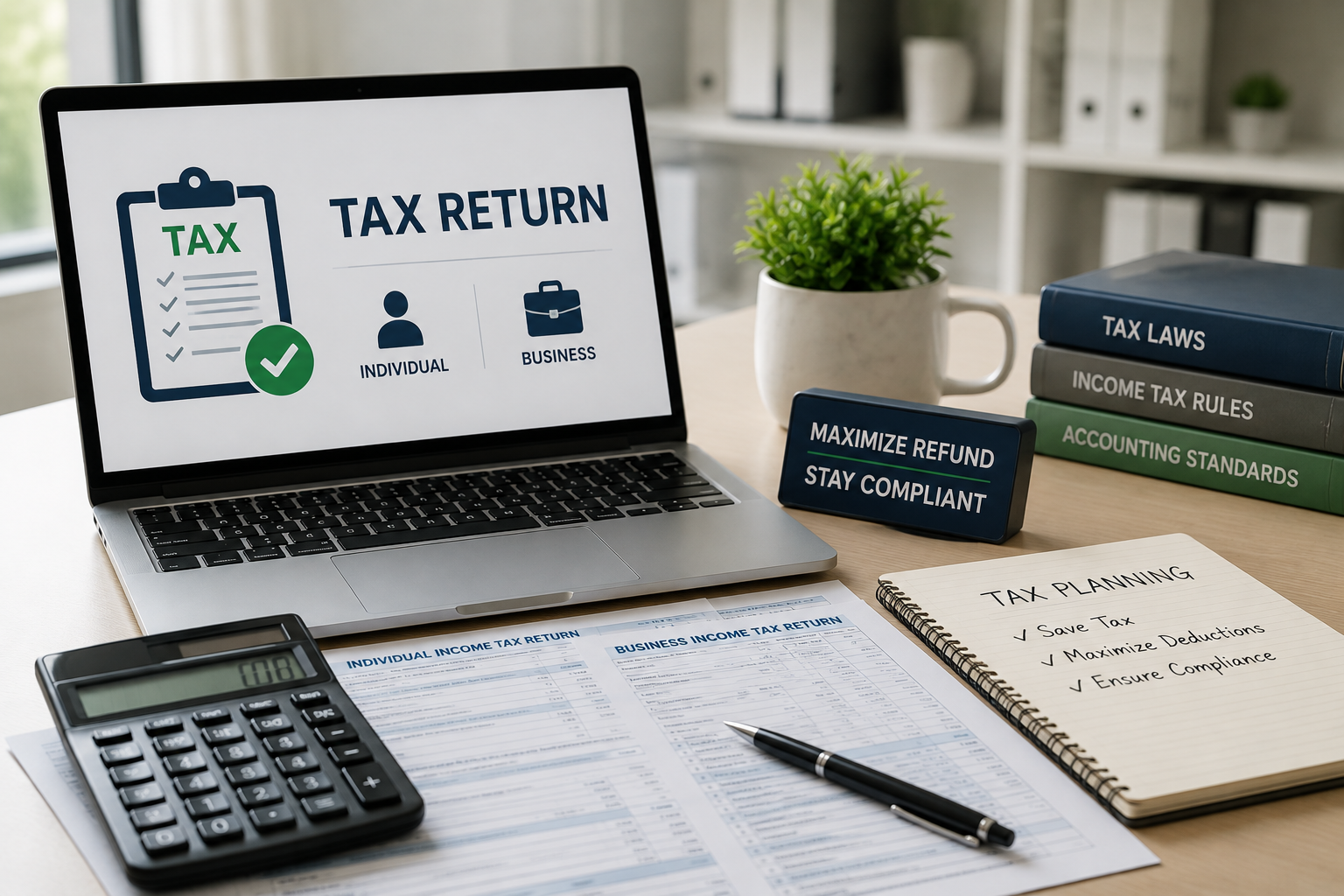 Individual & Business Income Tax Return Filing Services